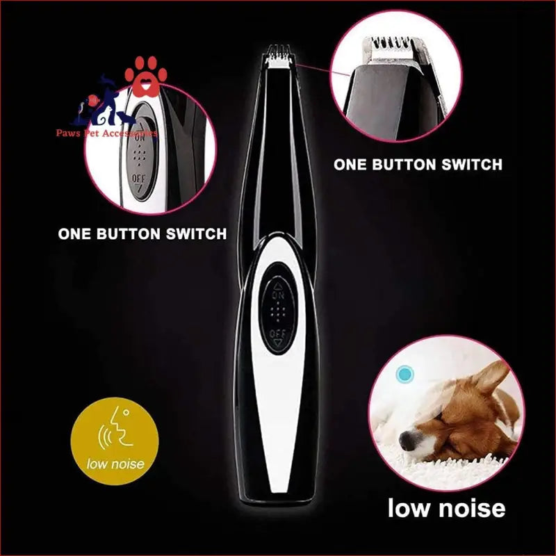 Electric Pet Hair Clipper and Trimmer Grooming Tool- Usb Charging - Care > Dog Supplies 6