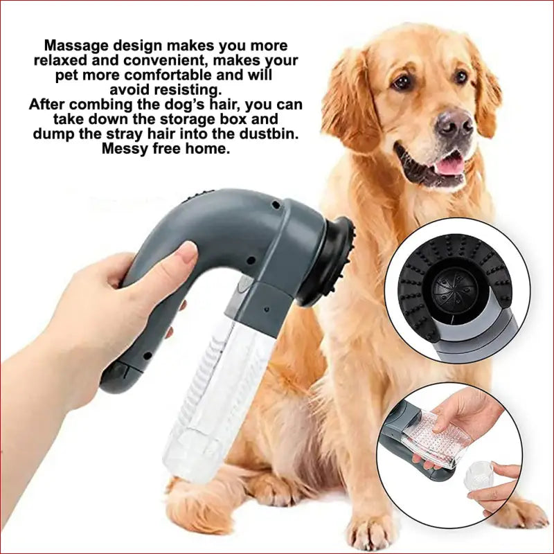 Electric Pet Hair Vacuum Removing Machine- Battery Operated - Supplies Grooming 7