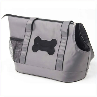 Factory Seconds Pet Tote Bag Dog Cat Puppy Purse Carrier Foldable Travel Grey Shoulder Handbag - Care > Supplies