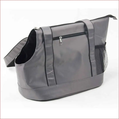 Factory Seconds Pet Tote Bag Dog Cat Puppy Purse Carrier Foldable Travel Grey Shoulder Handbag - Care > Supplies