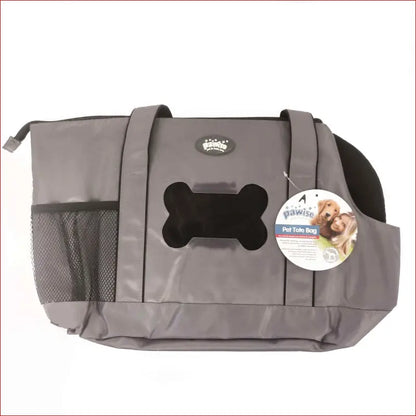 Factory Seconds Pet Tote Bag Dog Cat Puppy Purse Carrier Foldable Travel Grey Shoulder Handbag - Care > Supplies