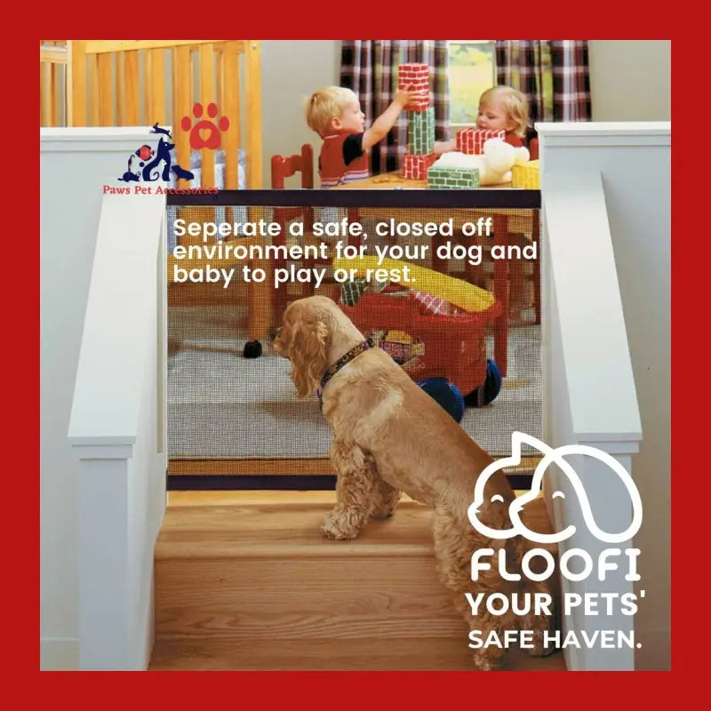 Floofi Pet Safety Barrier (100cm) - Dog > Crates Pens & Gates 7