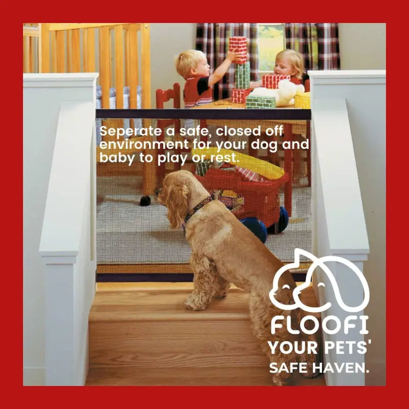 Floofi Pet Safety Barrier - Dog > Crates Pens & Gates 8