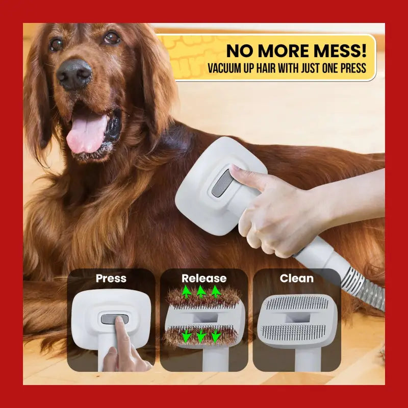 Furtastic 8-in-1 Xl Pet Grooming Kit Vacuum Cleaner - Care > Dog Supplies 8