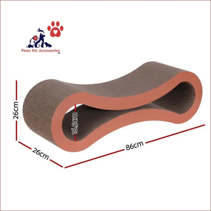 I.pet Cat Scratching Board Scratcher Cardboard Kitten Indoor Climbing Bed Catnip - Pet Care > Supplies Posts 2