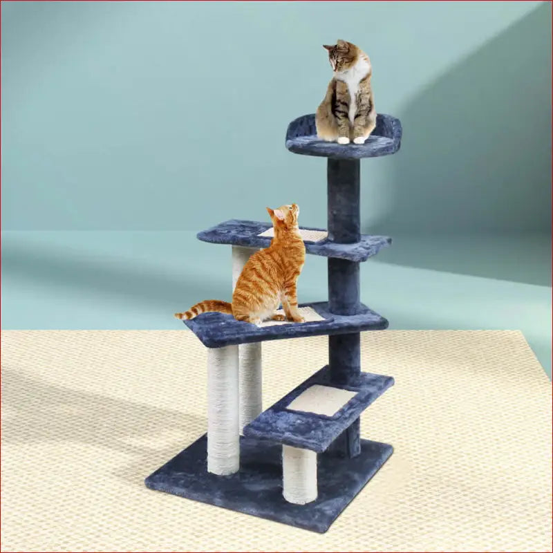 I.pet Cat Tree 100cm Scratching Post Scratcher Tower Wood Condo House Trees Bed - Pet Care > Supplies Posts 8