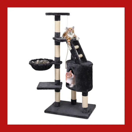 I.pet Cat Tree 120cm Tower Scratching Post Scratcher Wood Condo House Bed Toys - Pet Care > Supplies Posts 1