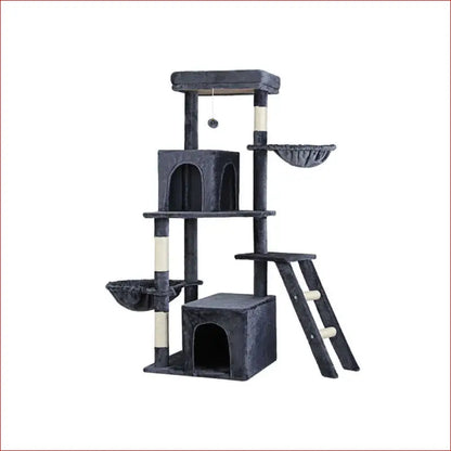 I.pet Cat Tree Tower Scratching Post Scratcher 138cm Trees Condo House Grey - Pet Care > Supplies Posts 1