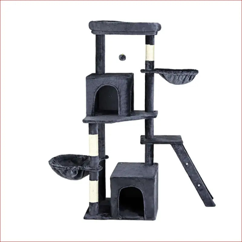 I.pet Cat Tree Tower Scratching Post Scratcher 138cm Trees Condo House Grey - Pet Care > Supplies Posts 3