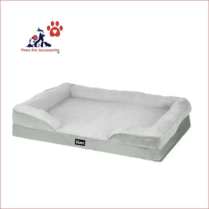 I.pet Pet Bed Dog Calming Soft Cushion Egg Crate Large Sofa Washable Removable - Grey - Care > Supplies Beds 1