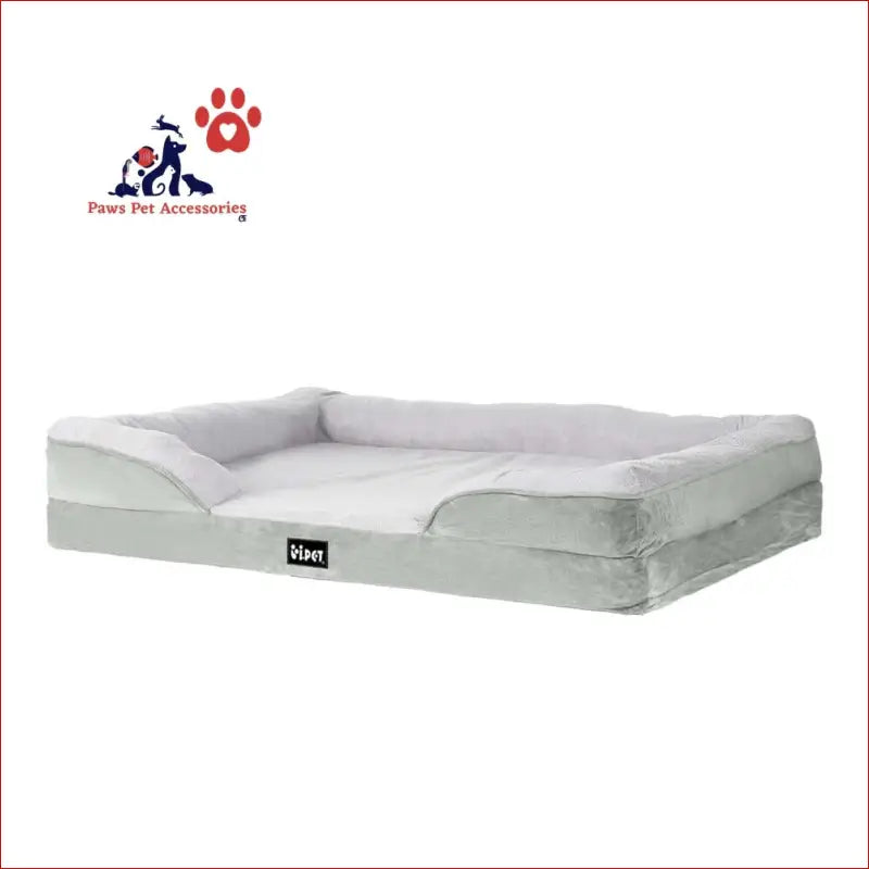 I.pet Pet Bed Dog Calming Soft Cushion Egg Crate Large Sofa Washable Removable - Grey - Care > Supplies Beds 3