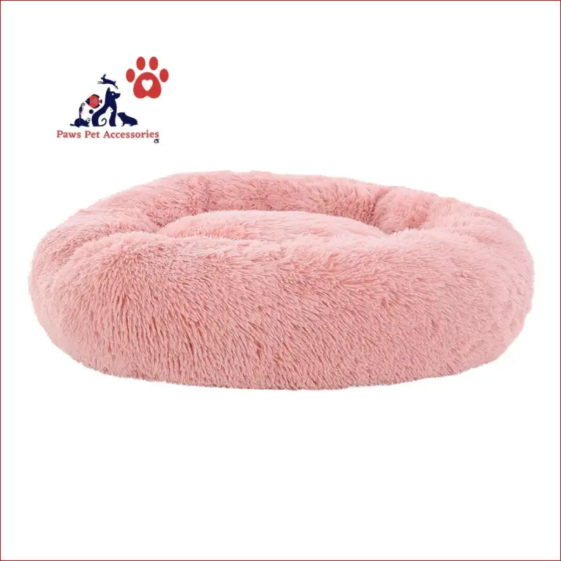 I.pet Pet Bed Dog Cat 90cm Large Calming Soft Plush Pink - Care > Supplies Beds 1