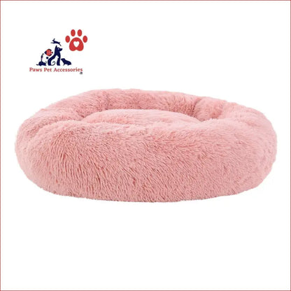 I.pet Pet Bed Dog Cat 90cm Large Calming Soft Plush Pink - Care > Supplies Beds 1