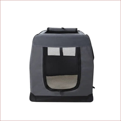 I.pet Pet Carrier Soft Crate Dog Cat Travel 60x42cm Portable Foldable Car m - Care > Supplies Carriers & Crates 4