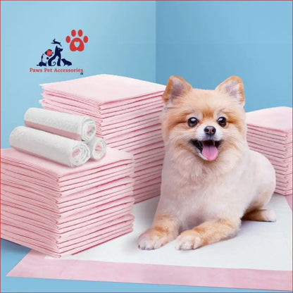 I.pet Pet Training Pads 200pcs 60x60cm Puppy Dog Toilet Pee Indoor Super Absorbent Pink - Care > Supplies Aids 8