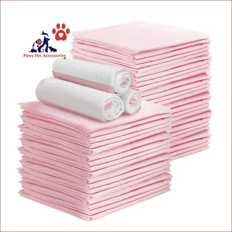 I.pet Pet Training Pads 200pcs 60x60cm Puppy Dog Toilet Pee Indoor Super Absorbent Pink - Care > Supplies Aids 1