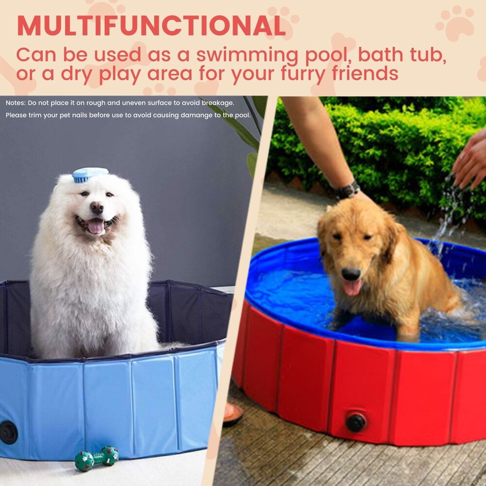 Floofi Pet Pool 120cm*30cm Blue