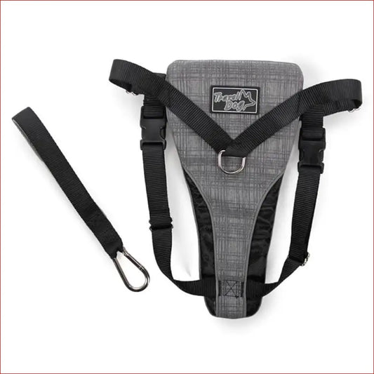 L Dog Harness 2 in 1 Combo - Car Travel Rides + Walks - no Pull Leash Seat Belt - Pet Care > Supplies Collars Leads &