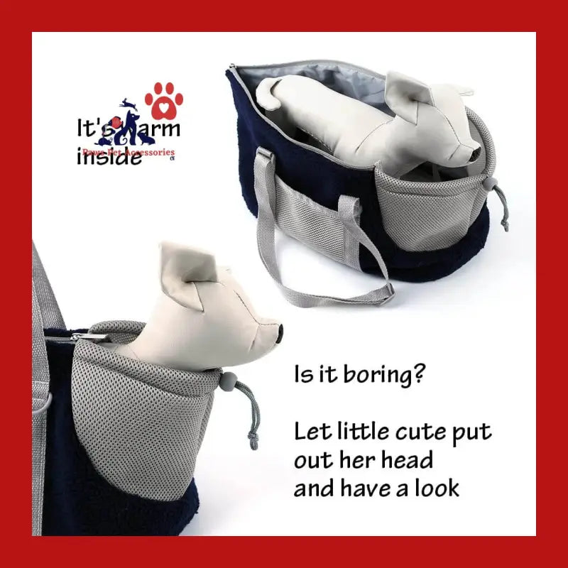 Lifebea Small Cat Carrier Pet Bag: Comfy Shoulder Bag with Adjustable Strap for Dogs Puppies Kittens Up to 3kg /6.6 Lbs