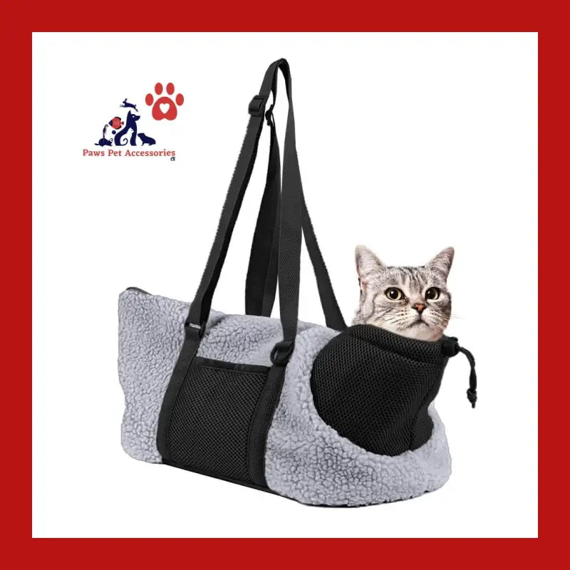 Lifebea Small Cat Carrier Pet Bag: Comfy Shoulder Bag with Adjustable Strap for Dogs Puppies Kittens Up to 3kg /6.6 Lbs