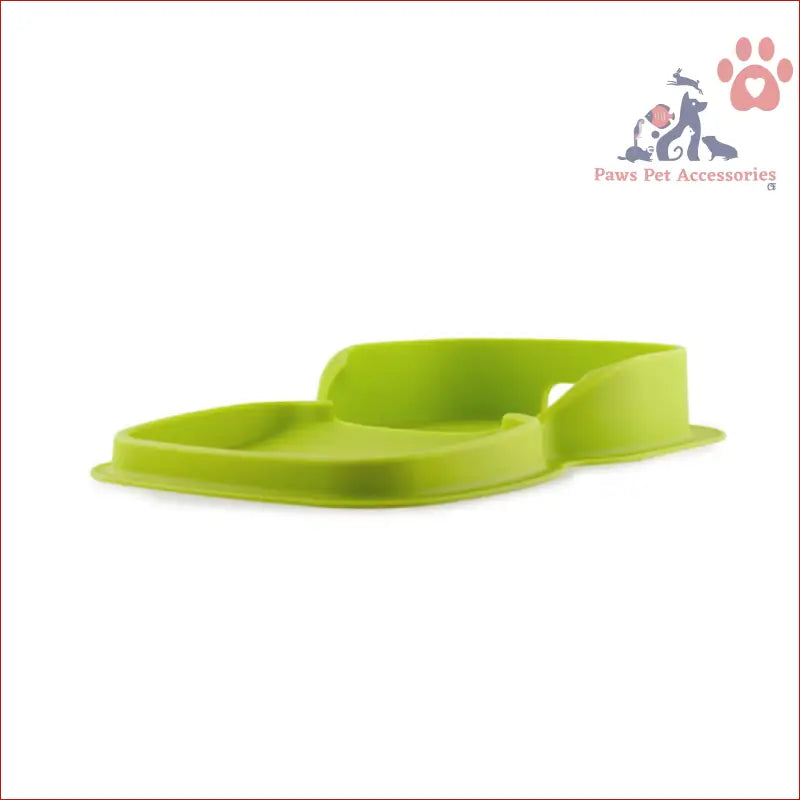 Lime green silicone baking mold with heart shape for Lucky Treat Intercatives Dog Mat