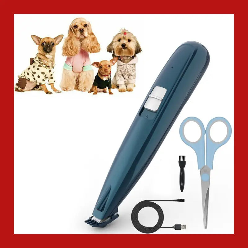 Low Noise Usb Rechargeable Grooming Safe Nail Clipper for Pets - Pet Supplies 2