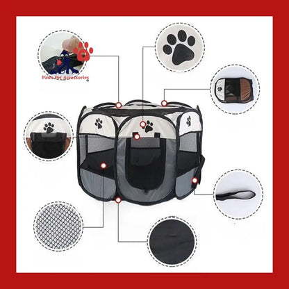 Multi-functional Portable Pet Tent for Indoor and Outdoor - Foldable 9