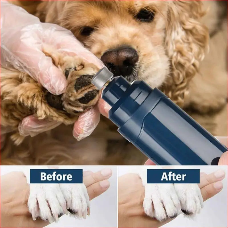 Pet Nail Grinder Dog Cat Electric Trimmer 2 Speed Rechargeable Claw Filer N10 - Care > Supplies Grooming 11