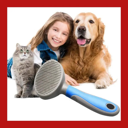 Pets Grooming Brush for Dog Long Hair Removes Pet Cat Shedding Comb Puppy Slicker - 5