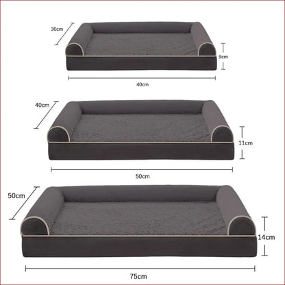 Petswol Curved Design Four Seasons Pet Sofa Bed - Dog 11