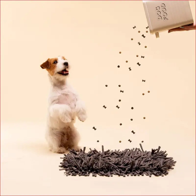 Petswol Dog Snuffle Mat - Premium Interactive Toy for Calm and Happy Pups - Darkgrey - 2