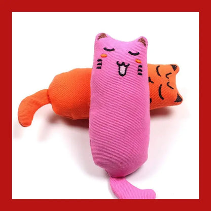 Rustle Sound Catnip Toy Cats Products for Pets Cute Cat Toys Kitten Teeth Grinding Plush Thumb Pillow Pet Accessories