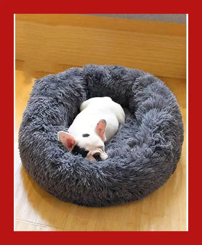 Soft Dog Bed Round Washable Plush Pet Kennel Cat Mat Sofa Large 70cm - Care > Supplies Beds 6