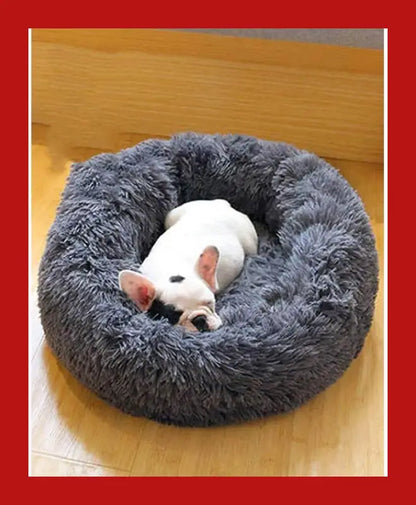 Soft Dog Bed Round Washable Plush Pet Kennel Cat Mat Sofa Large 70cm - Care > Supplies Beds 6