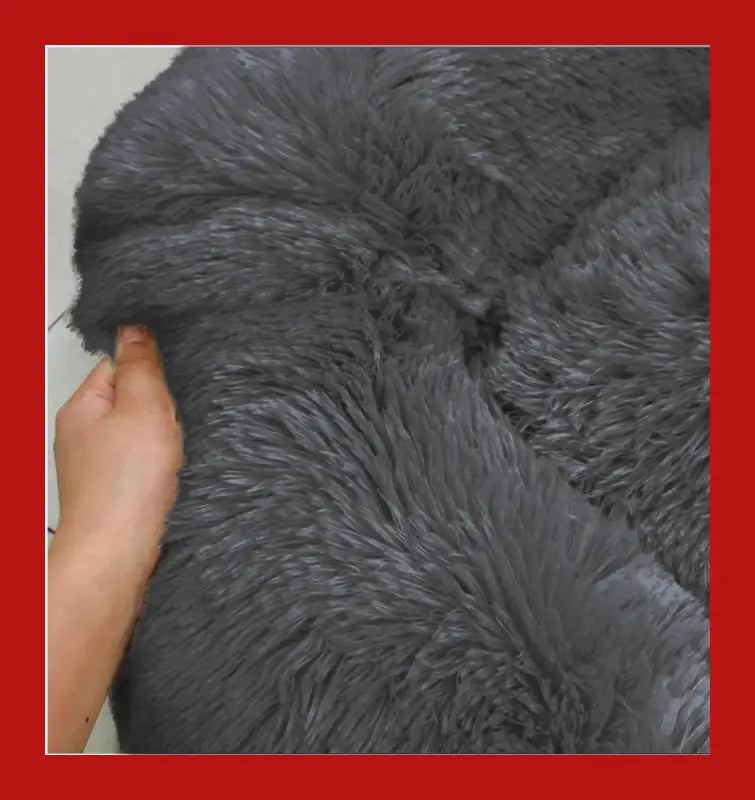 Soft Dog Bed Round Washable Plush Pet Kennel Cat Mat Sofa Large 70cm - Care > Supplies Beds 2