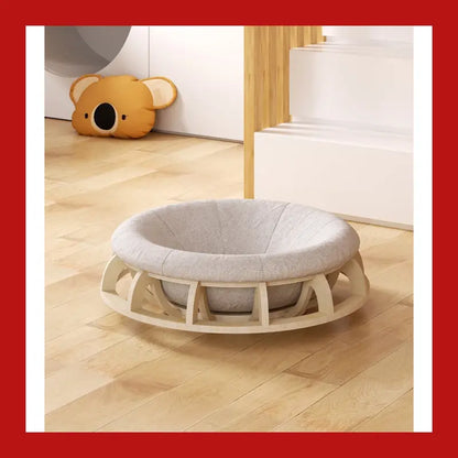 Timber Gyro Cat Nest Bed - 3