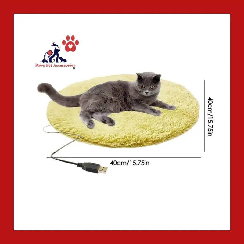 Usb Electrical Heated Pet Bed Energy Saving Carpet - Cat Heating Mat 2