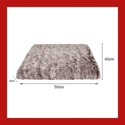 Warm and Fluffy Long-haired Velvet Dog Sleeping Bed - Coffee / m - Pet Supplies 25