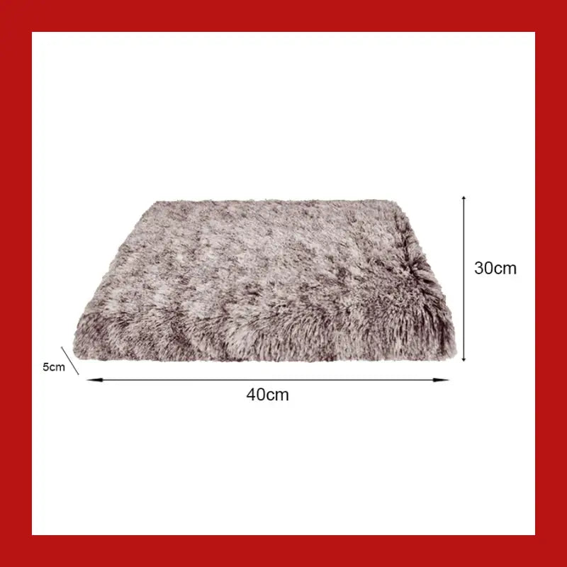 Warm and Fluffy Long-haired Velvet Dog Sleeping Bed - Coffee / s - Pet Supplies 26