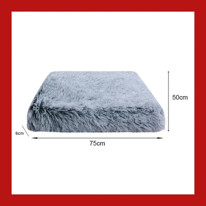 Warm and Fluffy Long-haired Velvet Dog Sleeping Bed - Dark Grey / l - Pet Supplies 28