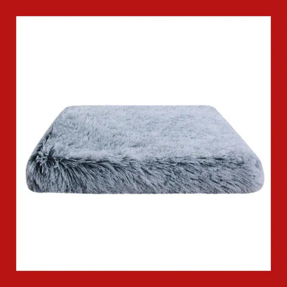 Warm and Fluffy Long-haired Velvet Dog Sleeping Bed - Pet Supplies 3