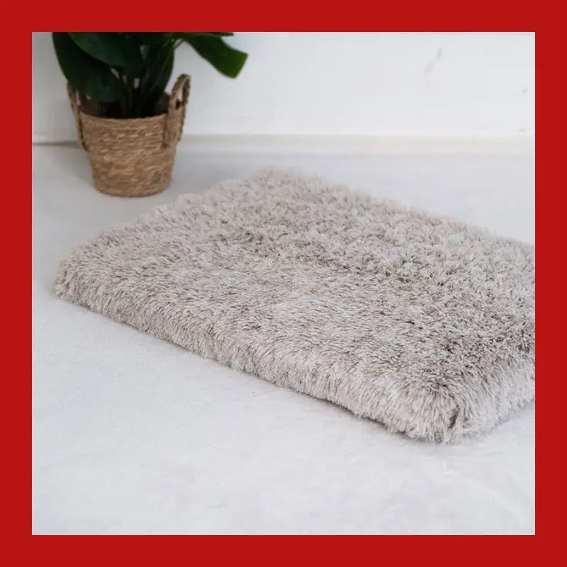 Warm and Fluffy Long-haired Velvet Dog Sleeping Bed - Pet Supplies 11