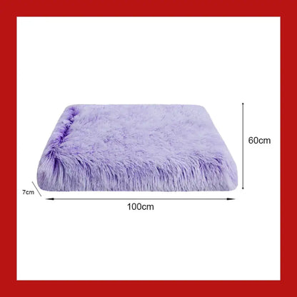 Warm and Fluffy Long-haired Velvet Dog Sleeping Bed - Purple / Xl - Pet Supplies 47