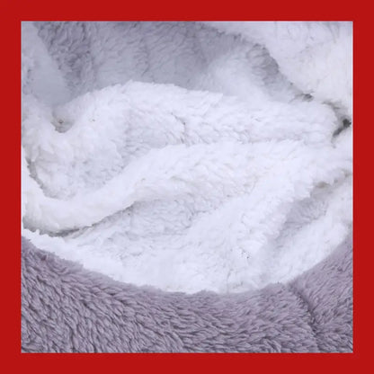 Warm Coral Fleece Cat Sleeping Bag Bed for Puppy Small Dogs Pets Mat Kennel House - Beds 5